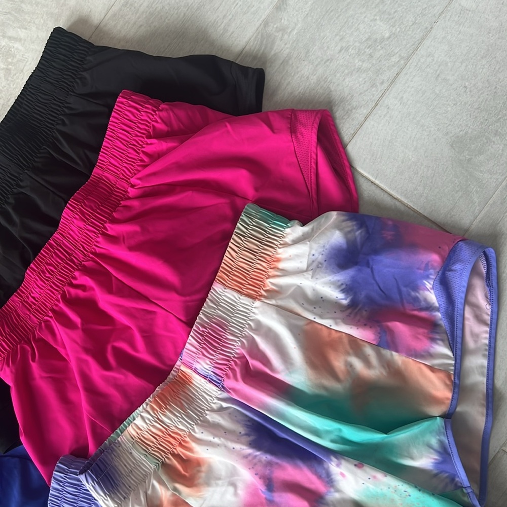 6 Pack! Athletic Works Girls Active Shorts - XXL/18 - Picture 3 of 5